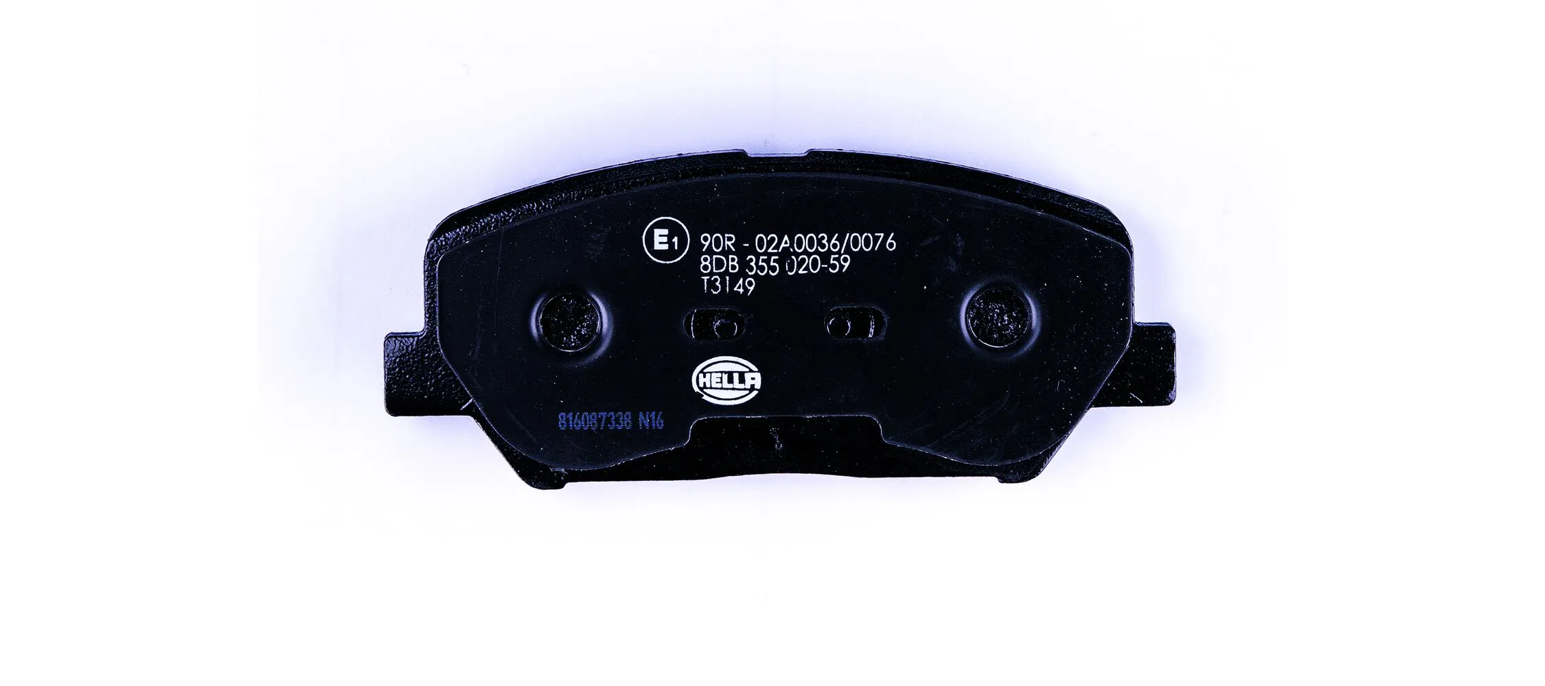 8DB355020591 HELLA Klocki hamulcowe przednie tarczowe