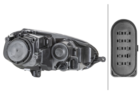 Reflektor prawy Volkswagen Jetta V sedana (1K2) (2004 - 2010) cena, od 141,60 USD