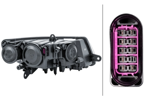 Reflektor lewy do Skoda SuperB II 3T4