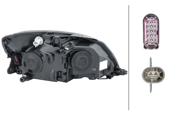 5J1941017E VAG Reflektor lewy