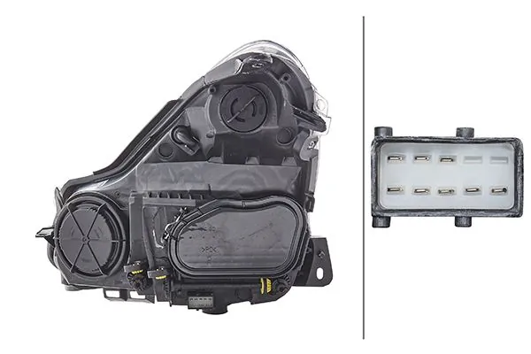 Reflektor prawy do Opel Corsa D S07