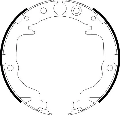Klocki hamulca ręcznego K05191215AB Fiat/Alfa/Lancia