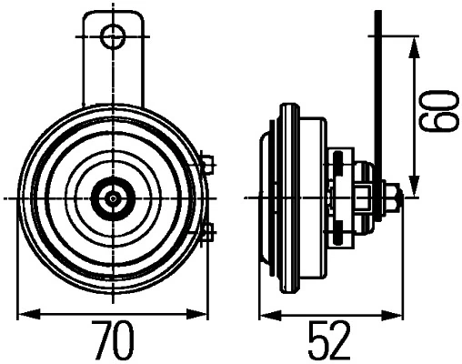 Sygnał dźwiękowy (klakson) Renault Master II awangarda (HD, FD) (2003 - 2010) cena, od 24,94 USD