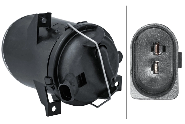 1N0270255061 HELLA Lampa przeciwmgielna prawa