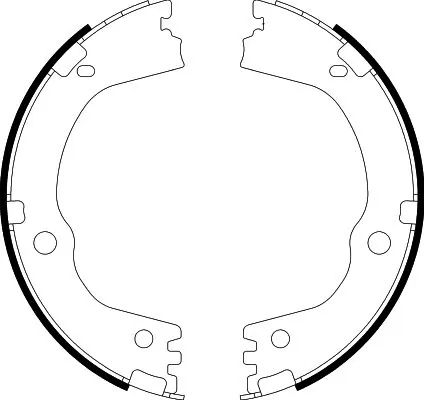 Do koszyka Klocki hamulca ręcznego KIA Sorento II XM