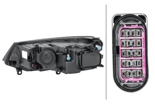 Reflektor prawy do Volkswagen Touareg II 7P5, 7P6
