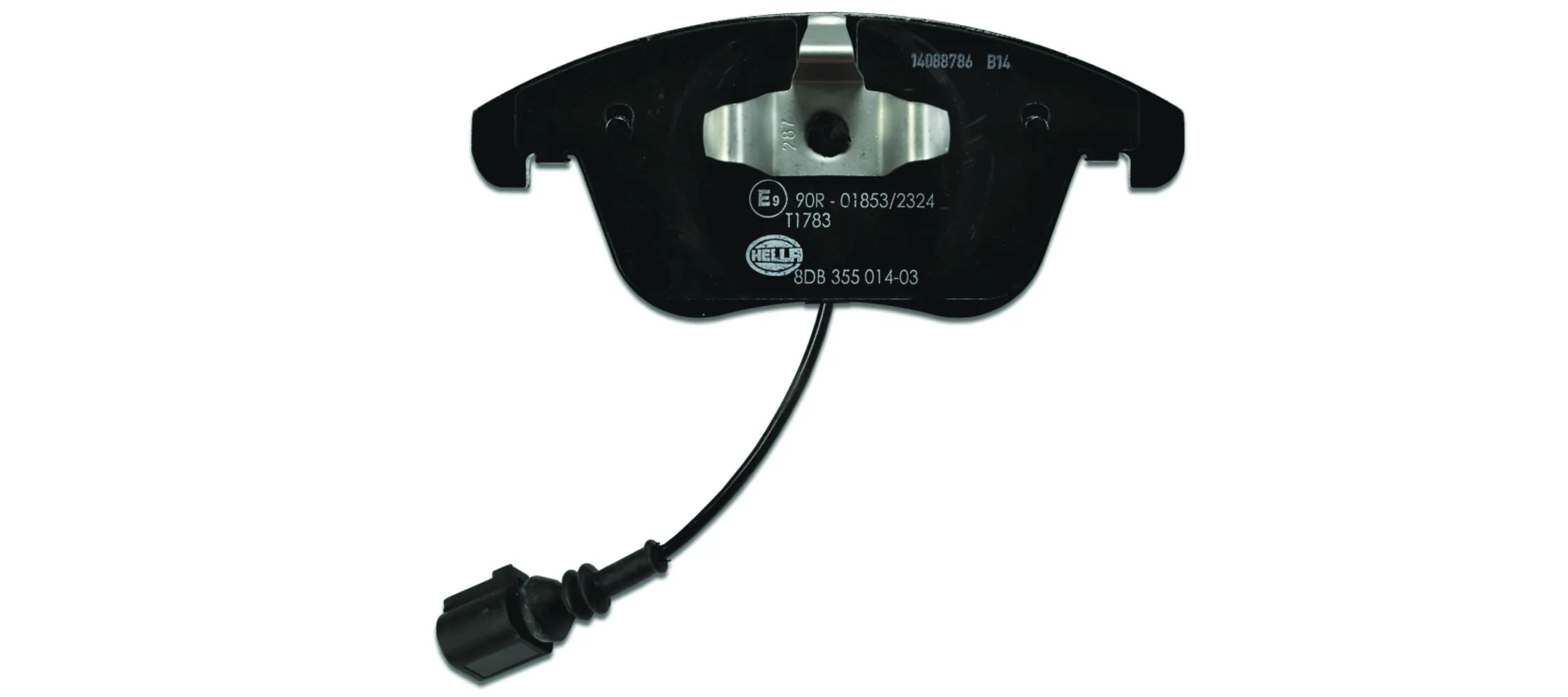 8DB355014031 HELLA Klocki hamulcowe przednie tarczowe