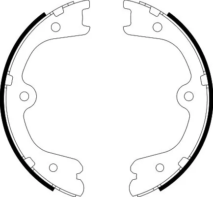 Klocki hamulca ręcznego do Nissan Murano  Z51