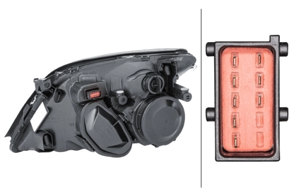 Reflektor prawy General Motors 93171433 cena, od 56,18 USD