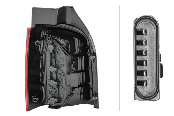 Lampa zespolona tylna prawa do Volkswagen Multivan T5 7HM, 7HN, 7HF, 7EF, 7EM, 7EN
