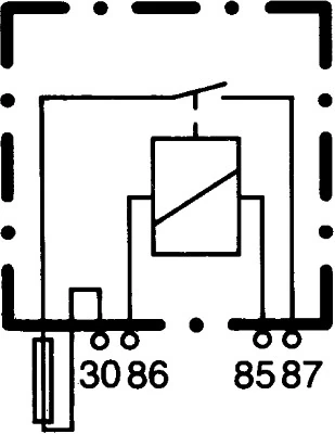 4RA003530001 HELLA Przekaźnik klimatyzacji