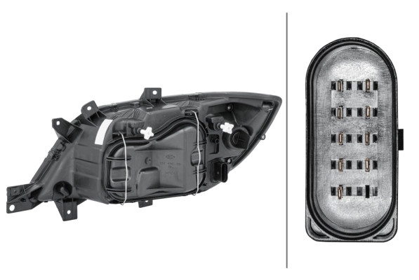 Reflektor prawy Mercedes Sprinter I 2-t awangarda (901, 902) (1995 - 2006) cena, od 103,31 USD