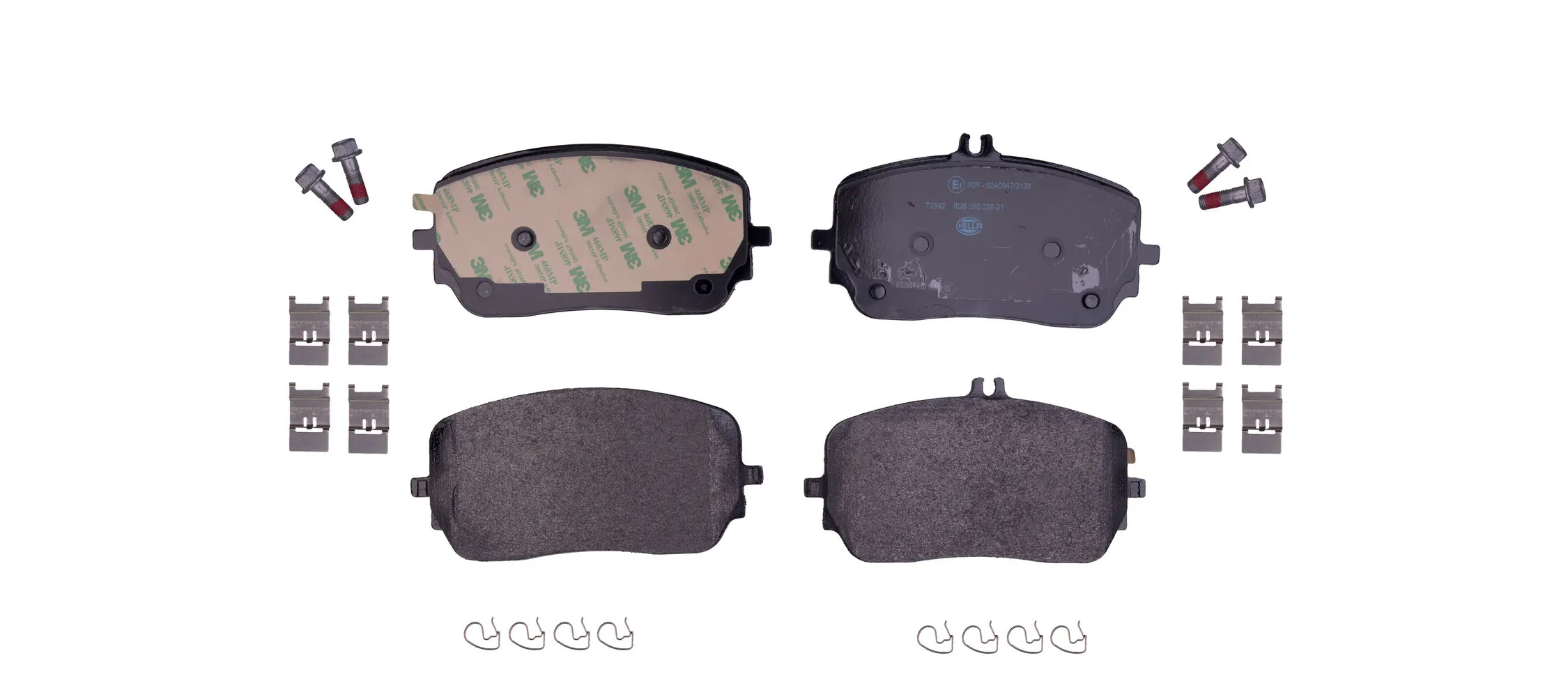 Klocki hamulcowe przednie tarczowe Mercedes 0004203702 cena, od 57,10 USD