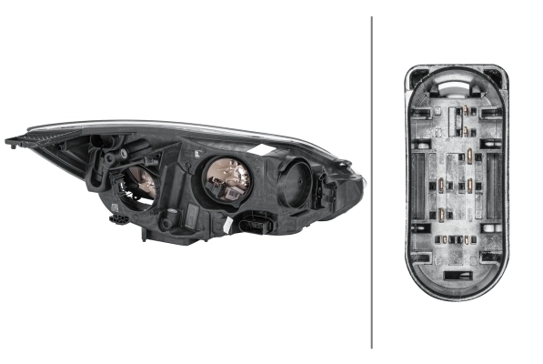 1EA354994031 HELLA Reflektor lewy