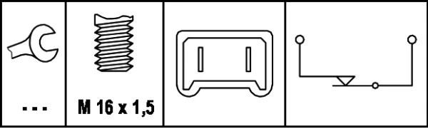 Do koszyka Czujnik włącznika świała stop Renault Trafic I TXX