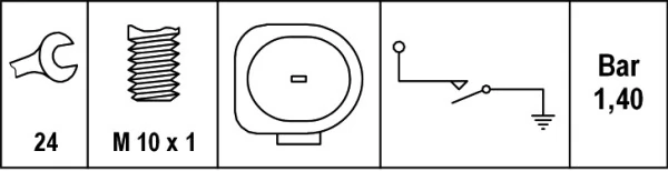 Czujnik ciśnienia oleju Volkswagen Transporter T6 awangarda (SGA, SGH, SHA, SHH) (2015 - 2024) cena, od 4,76 USD