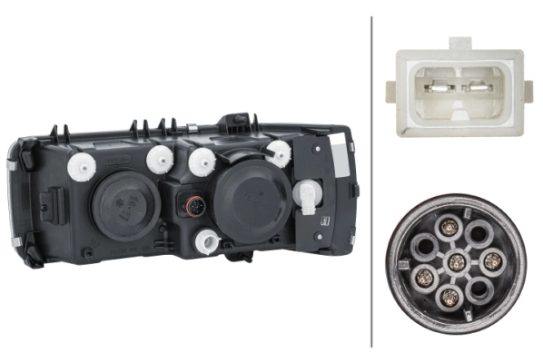 Reflektor prawy DAF 105