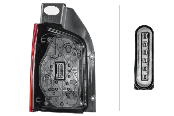 Lampa zespolona tylna prawa do Volkswagen Transporter T6 SGA, SGH, SHA, SHH