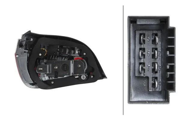 Lampa zespolona tylna prawa do BMW 5  E60