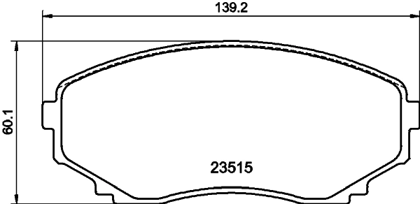 Do koszyka Klocki hamulcowe przednie tarczowe Mazda MPV II LW