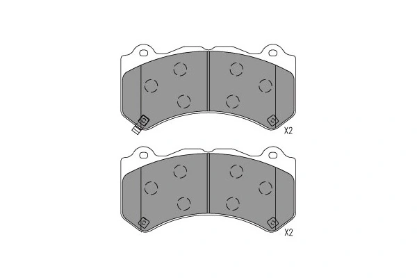 Klocki hamulcowe przednie tarczowe Fiat/Alfa/Lancia K68248384AB cena, od 37,03 USD