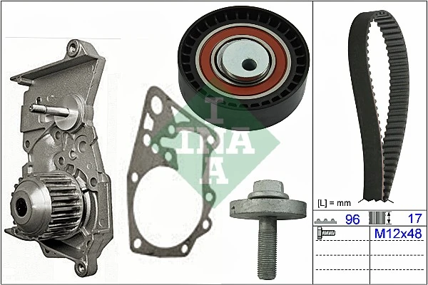 Pasek rozrządu, zestaw LUK 530060430 cena, od 121,58 USD