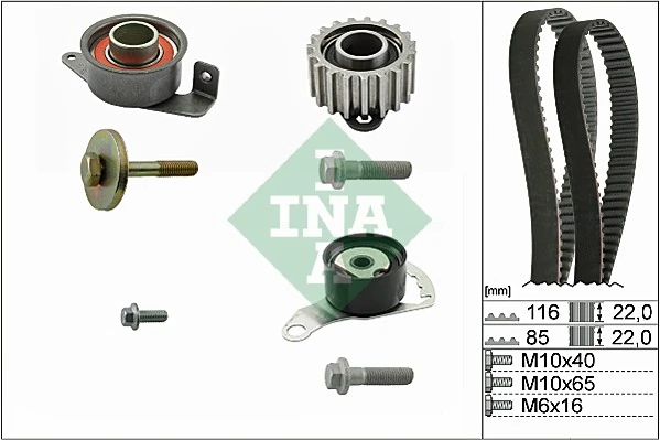 Pasek rozrządu, zestaw Peugeot/Citroen 1611884180 cena, od 122,69 USD