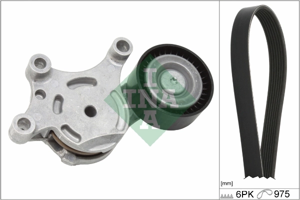 Do koszyka 1613444680 Peugeot/Citroen Pasek napędowy mechanizmów, zestaw