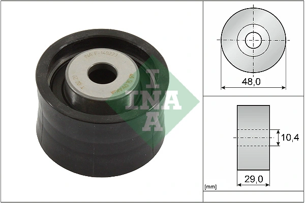 Rolka prowadząca kierunkowa paska rozrządu Ford Fiesta Mk3 hatchback (GFJ) (1989 - 1995) cena, od 10,47 USD