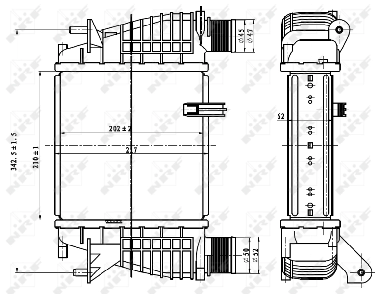 Chłodnica intercoolera Renault Modus minivan (JP0) (2004 - 2012) cena, od 100,56 USD
