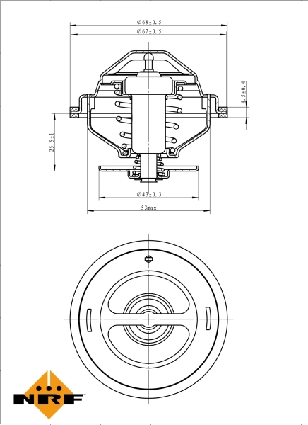 Termostat 725194 NRF
