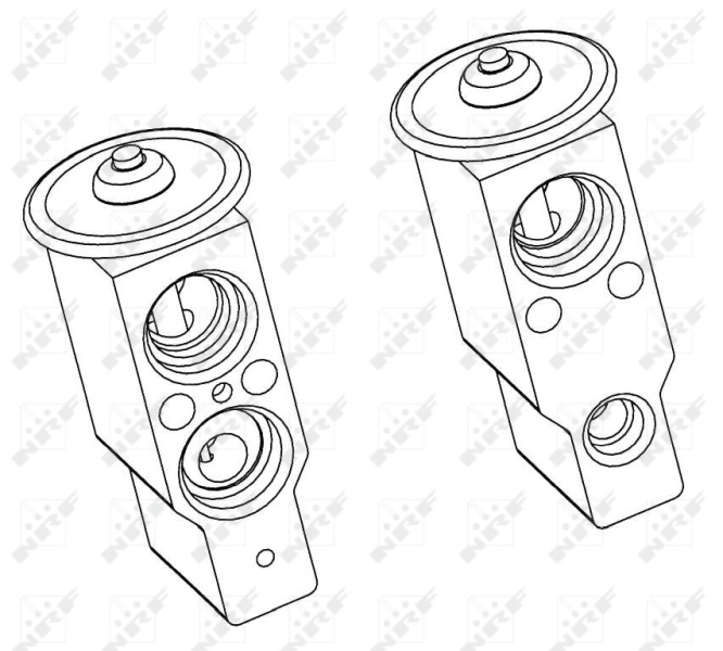 Zawór termostatyczny klimatyzacji Toyota Corolla E9