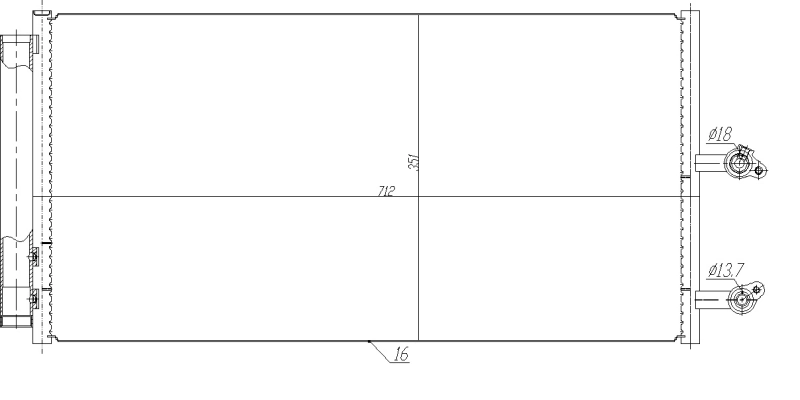 Chłodnica klimatyzacji VALEO 822644 cena, od 121,95 USD