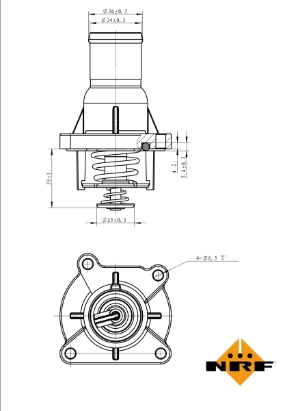 Termostat 725046 NRF