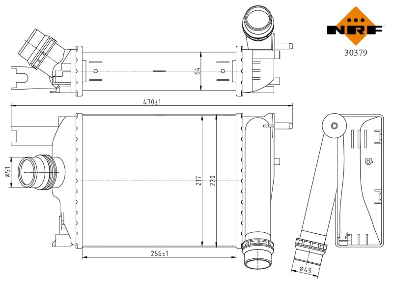 Chłodnica intercoolera Renault LOGAN II sedana (L52) (2012 - 2026) cena, od 129,05 USD