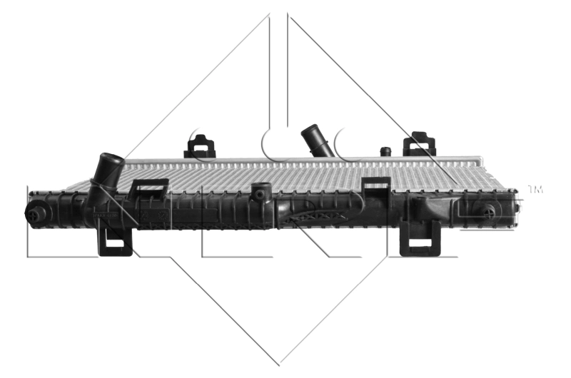 Chłodnica silnika NRF 53044 cena, od 104,15 USD