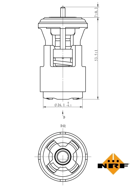 Termostat 725133 NRF