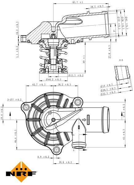 Termostat 725221 NRF