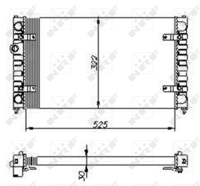 Chłodnica silnika Volkswagen Polo III sedana (6KV2) (1995 - 2001) cena, od 60,57 USD