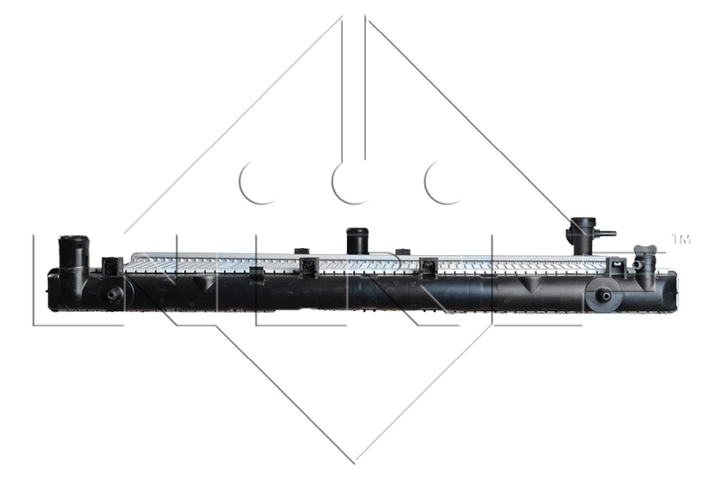 Chłodnica silnika NRF 53504 cena, od 98,75 USD