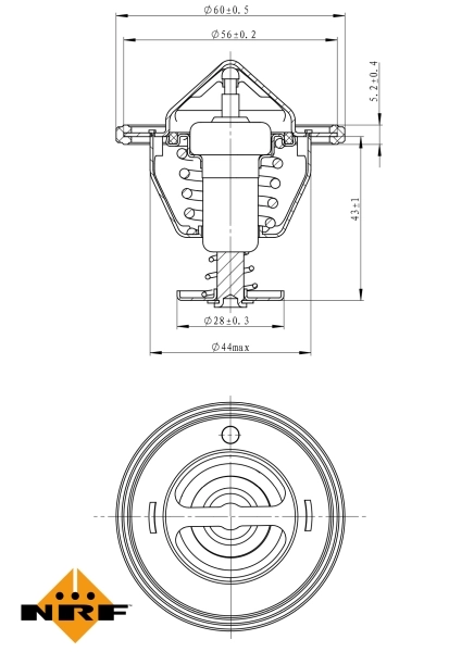 Do koszyka Termostat Mitsubishi Lancer IV C6A, C7A