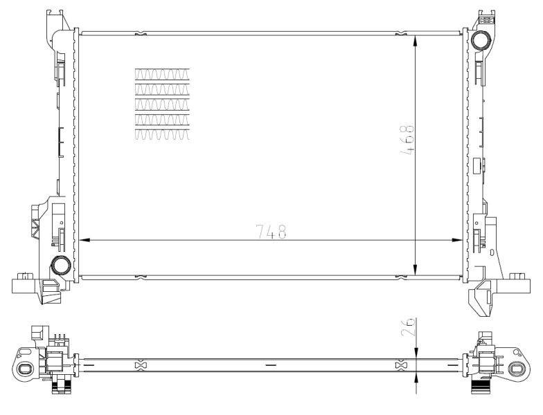  Chłodnica silnika Renault Trafic 3