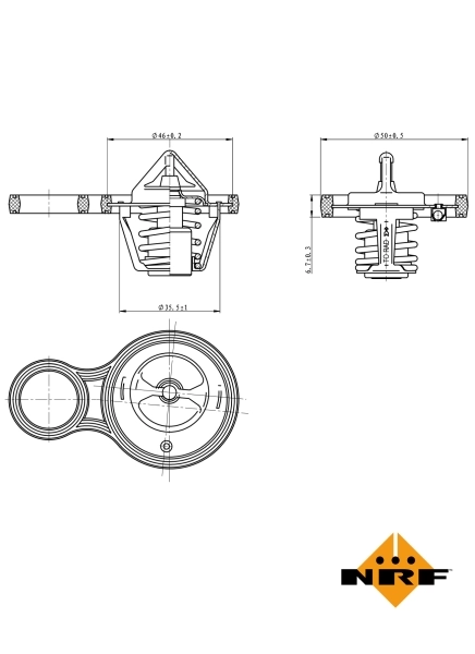 Termostat 725094 NRF