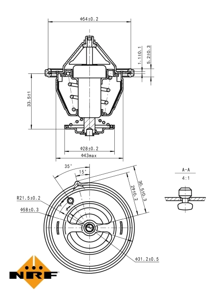 Termostat Hyundai Sonata VII