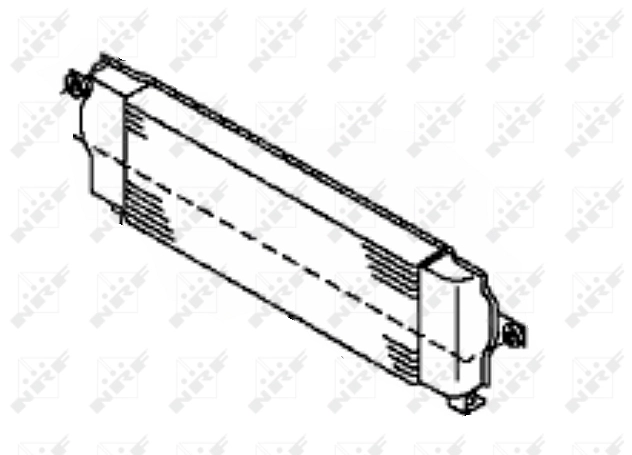 Chłodnica intercoolera 30363 NRF