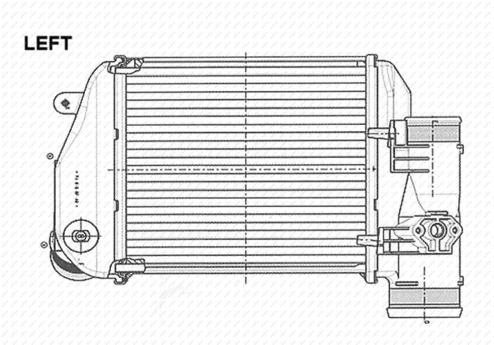 Chłodnica intercoolera Audi A8 D3