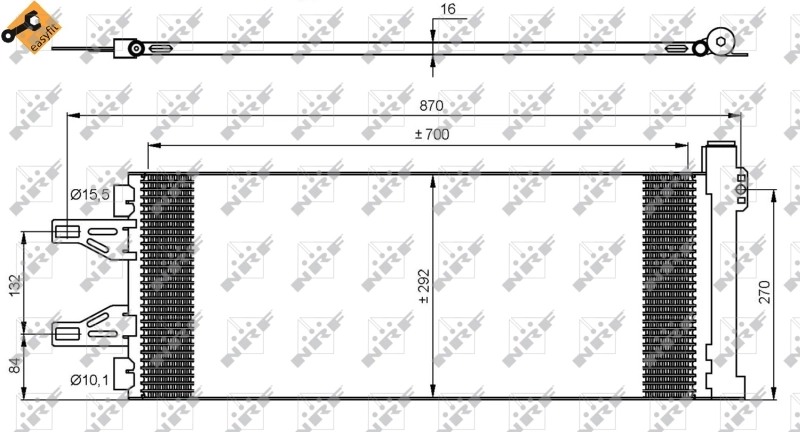  Chłodnica klimatyzacji Fiat Ducato 3