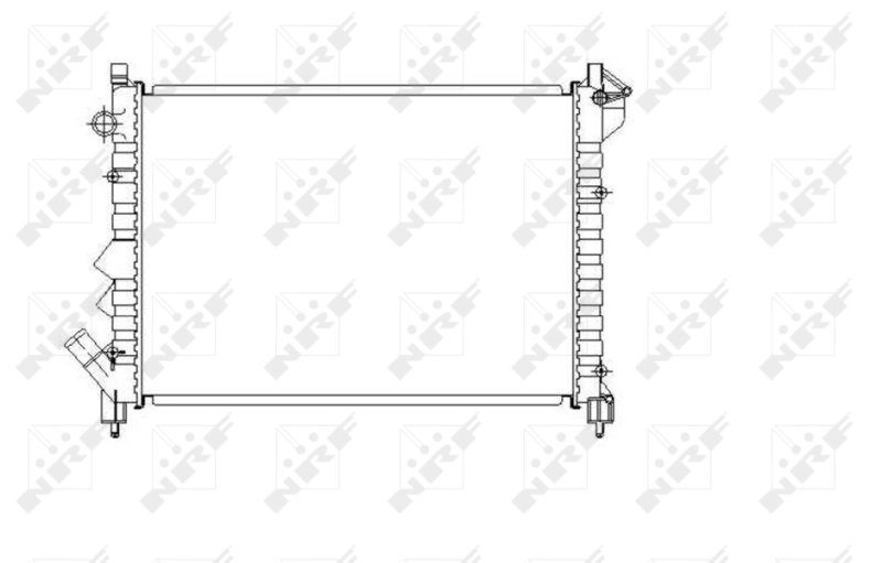 Chłodnica silnika NRF 58943 cena, od 71,63 USD