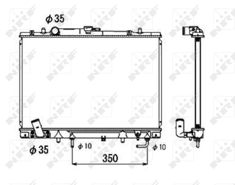 Chłodnica silnika do Mitsubishi Montero SPORT K8, K9