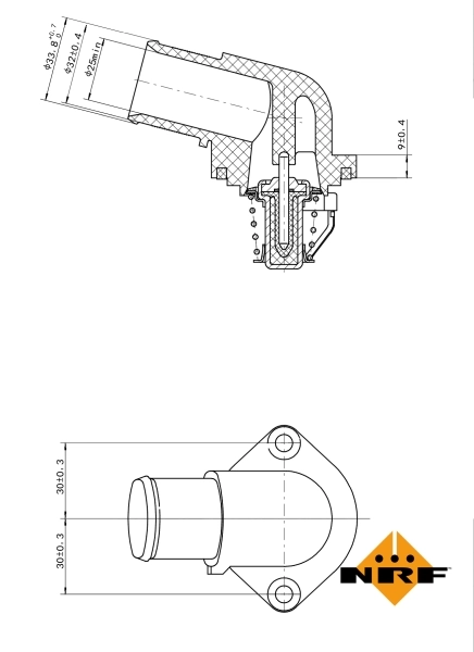 Termostat 725037 NRF